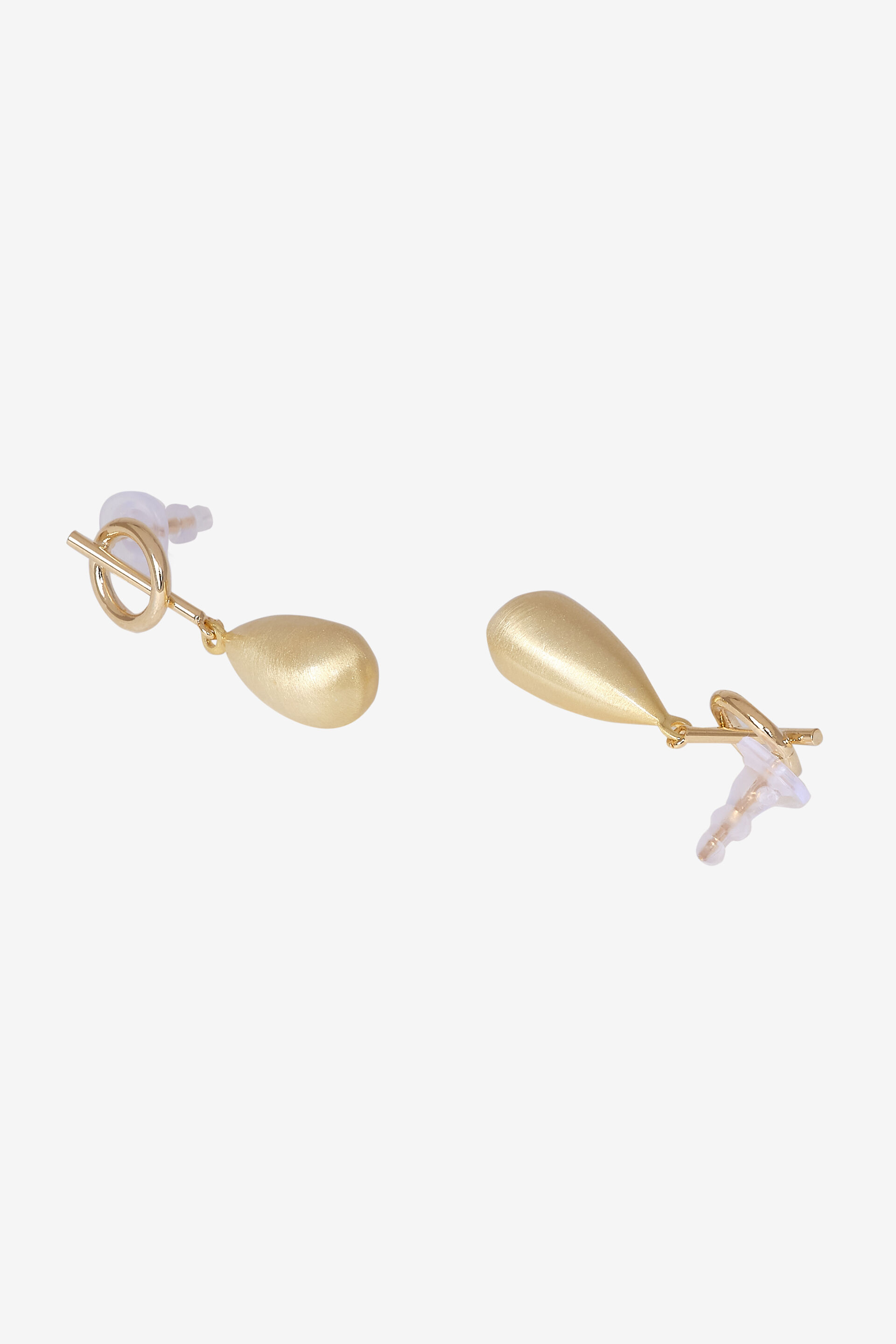 Gold Drop Earrings, , image 2